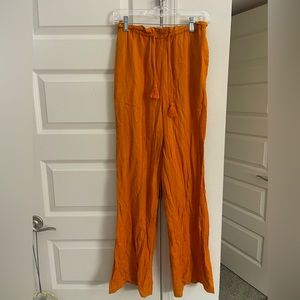 Orange Linen-Like pants!